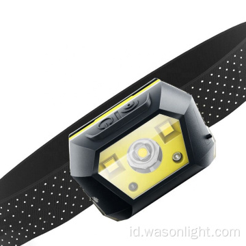 Wason terintegrasi super mini smart motion sensing gesture outdoor sport led headlamp hands-free head light for fishing working